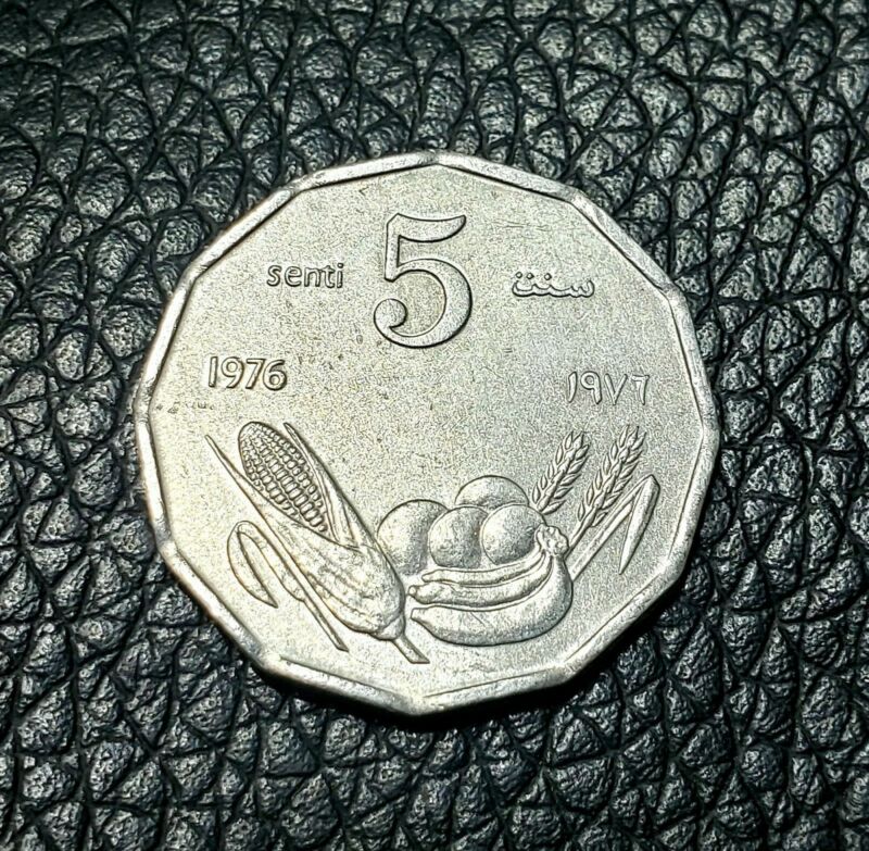 1976 Somalia 5 Senti Coin