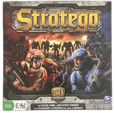 Stratego Board Game 50 Years Anniversary Edition Spin Master 2011 Complete