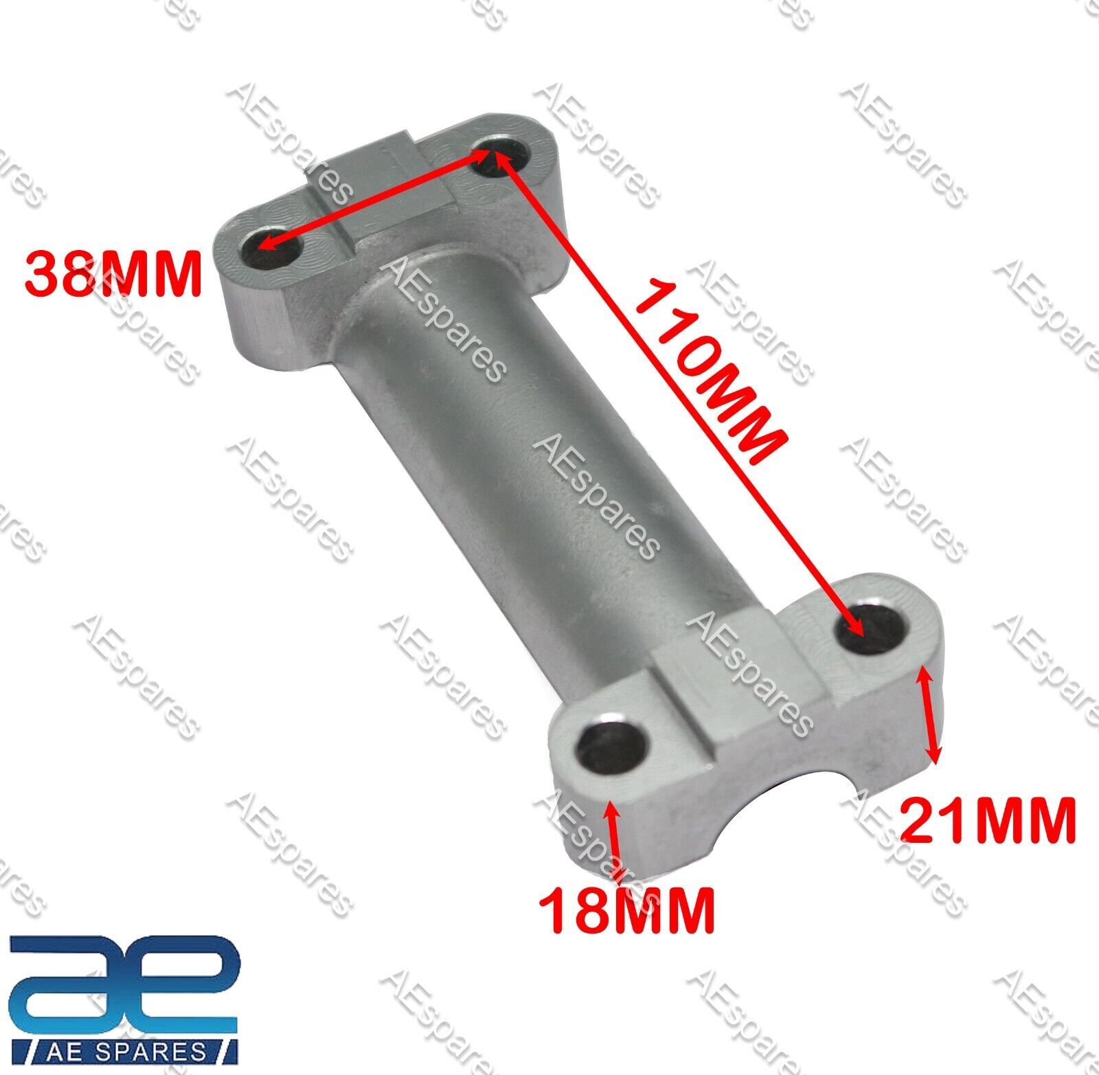 For Royal Enfield Himalayan 411 Handle Bar Top Raiser Steel Chrome Plated