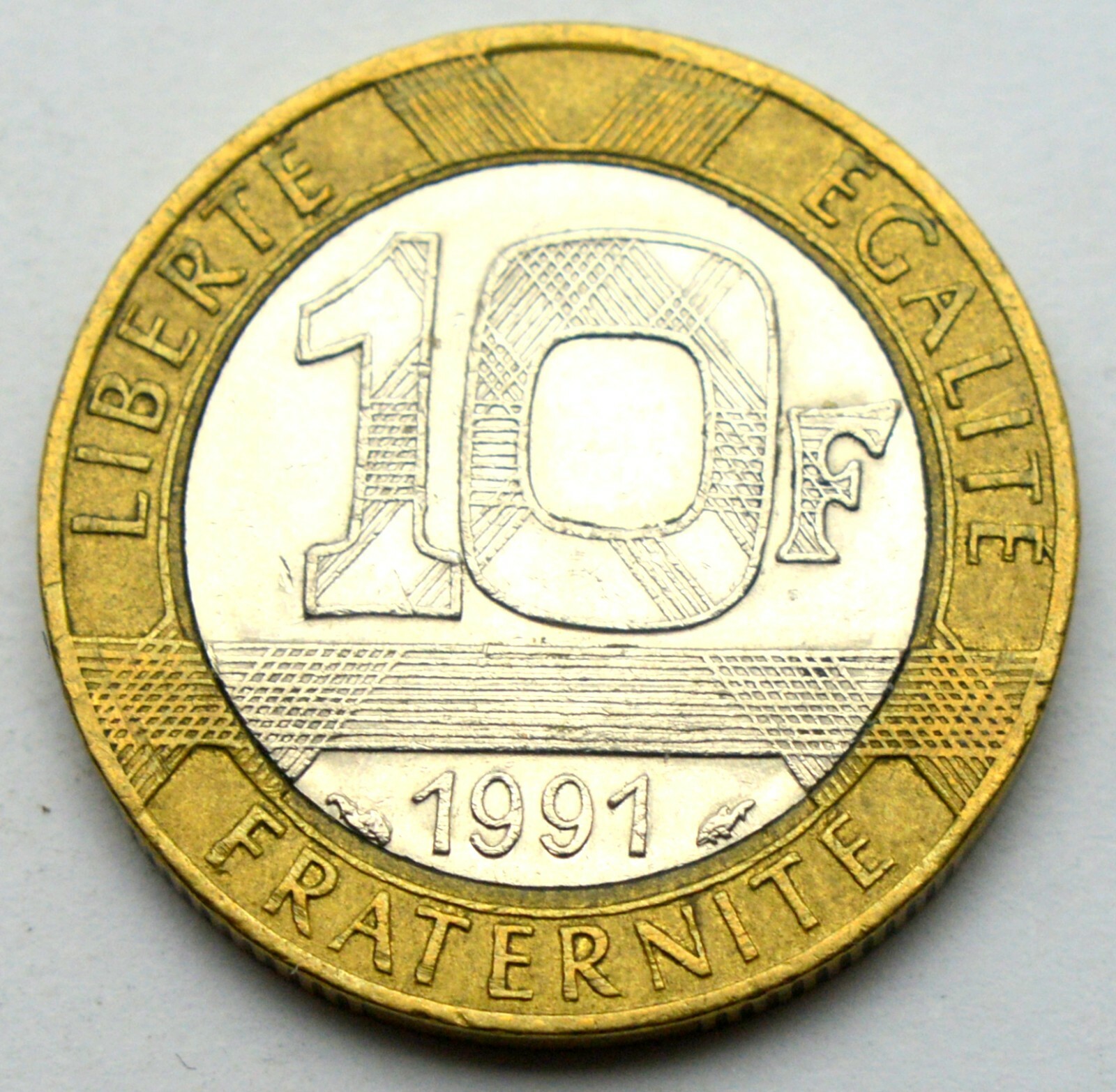 フランス 10フラン 1991年 硬貨 1991年 10フラン コイン RFデザイン フランス - メルカリ