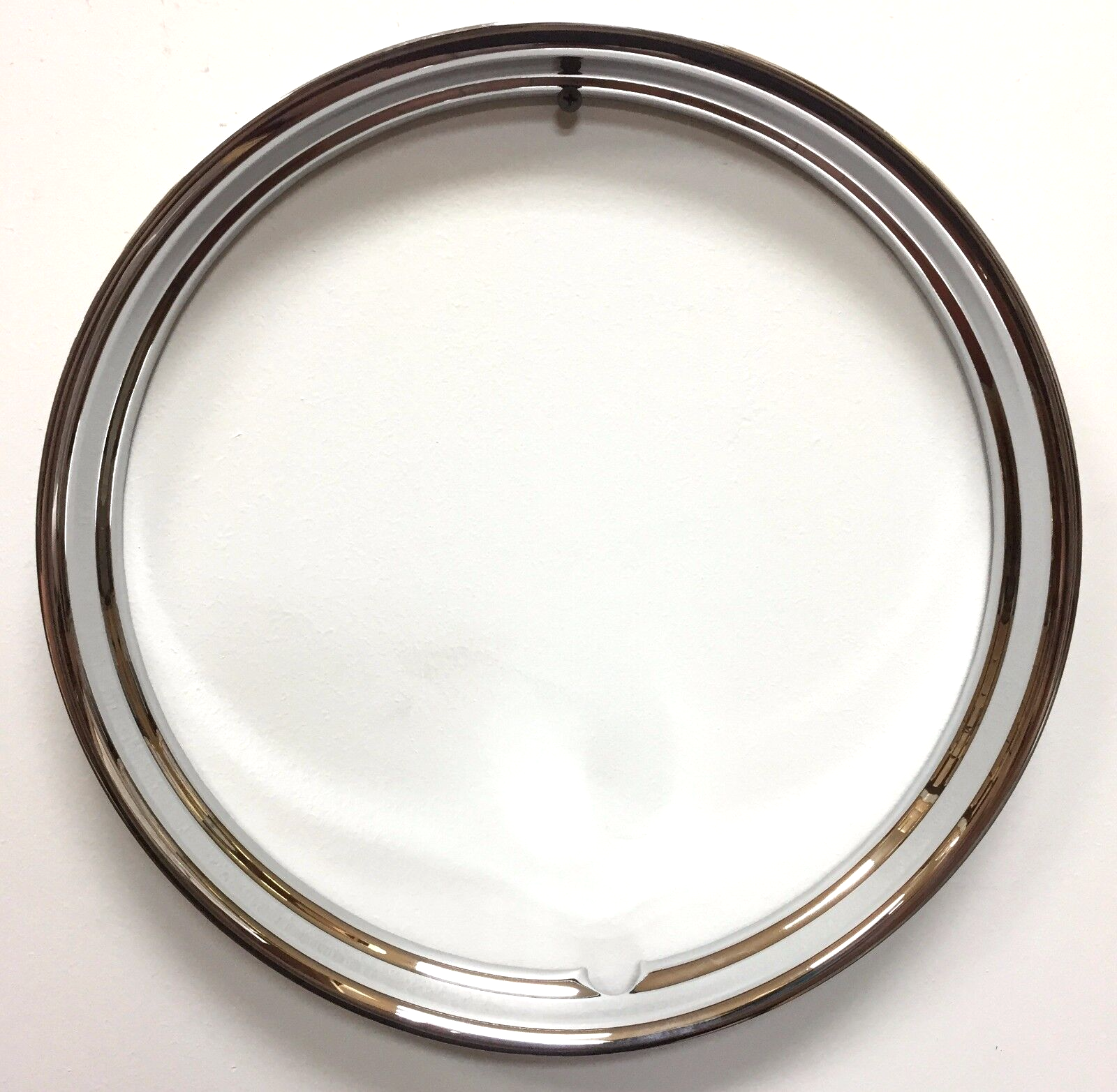 15" Chrome Stainless Steel HOT ROD STYLE SMOOTH Beauty Rings TRIM RING SET Of 4