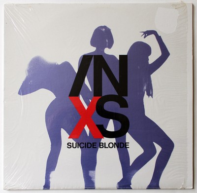 INXS Suicide Blonde 12'' Single 1990 w/ Shrinkwrap MICHAEL HUTCHENCE 4 Trk VINYL