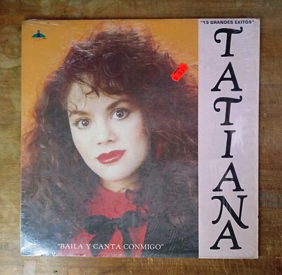 TATIANA - Rare - 15 Grandes Exitos BAILA CONMIGO 1988- selena thalia - EX Shrink