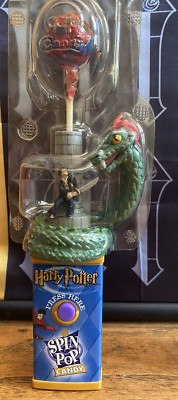 Rare Vintage Harry Potter Spin Pop Lollipop Dispenser 2002 It Works Dragon Spins