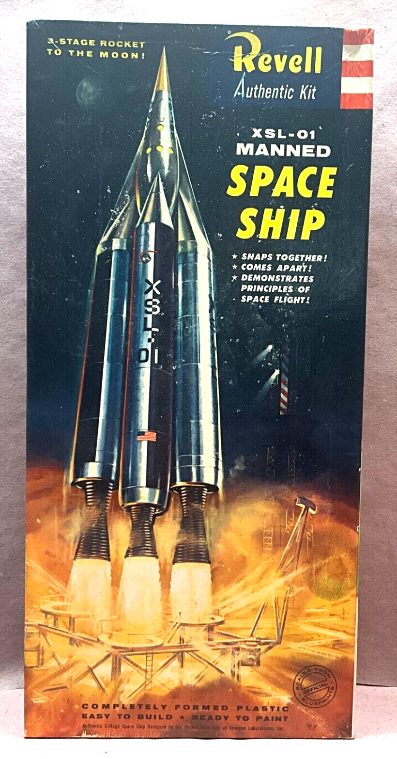 デッドストック USA製 Revell X-17ロケットプラモデル ヴィンテージ デッドストック USA製 Revell X-17ロケットプラモデル