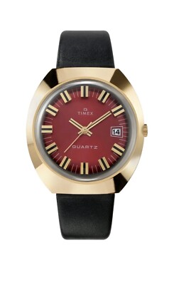 希少！TIMEX × BPQC コラボ腕時計｜赤文字盤 × カーキバンド 希少！TIMEX × BPQC コラボ腕時計｜赤文字盤 × カーキバンド