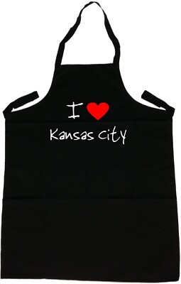I Love Heart Kansas City Apron