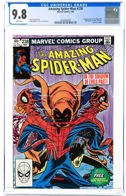   Amazing Spider-Man #238 with Tattooz CGC NM/MT 9.8 (Marvel, 1983) WHITE Pages