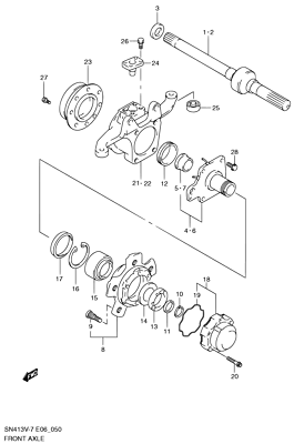 Genuine Front Drive HalfShaft Seal Swivel Joint Hub 09283