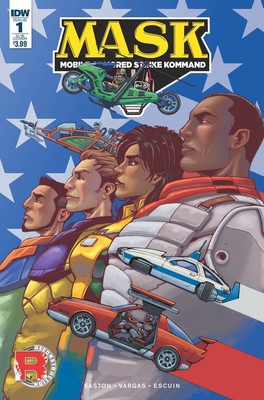 IDW MASK #1 MOBILE ARMORED STRIKE KOMMAND 1ST PRINTSUB B VARIANT ANDREW SMITH