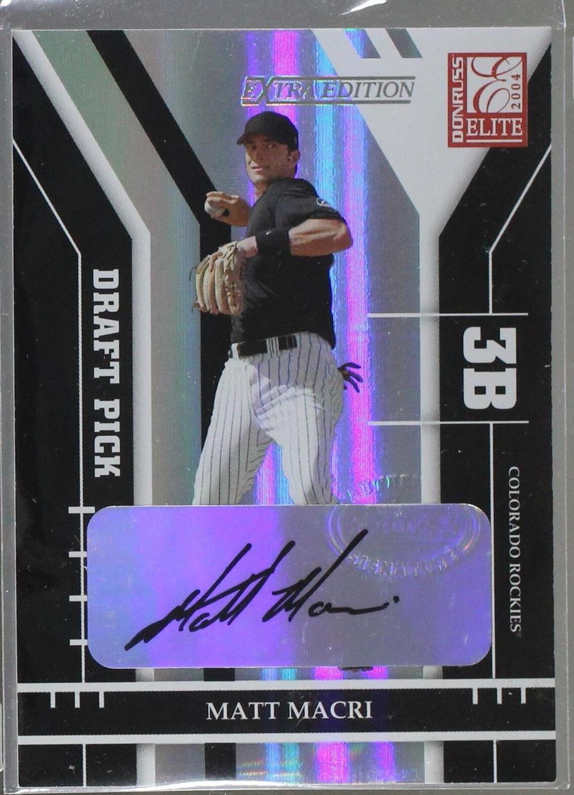 2004 Donruss Elite Extra Edition - Matt Macri #304