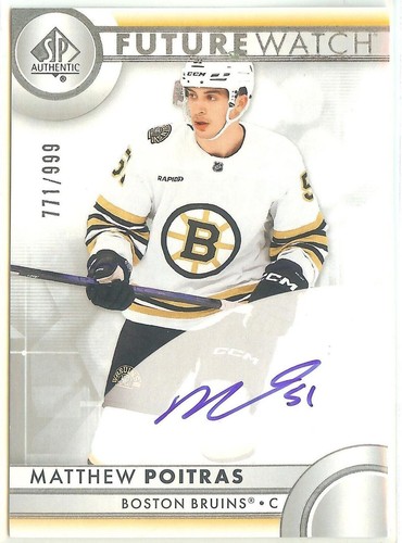 2023-24 Sp Authentic - Matthew Poitras #177