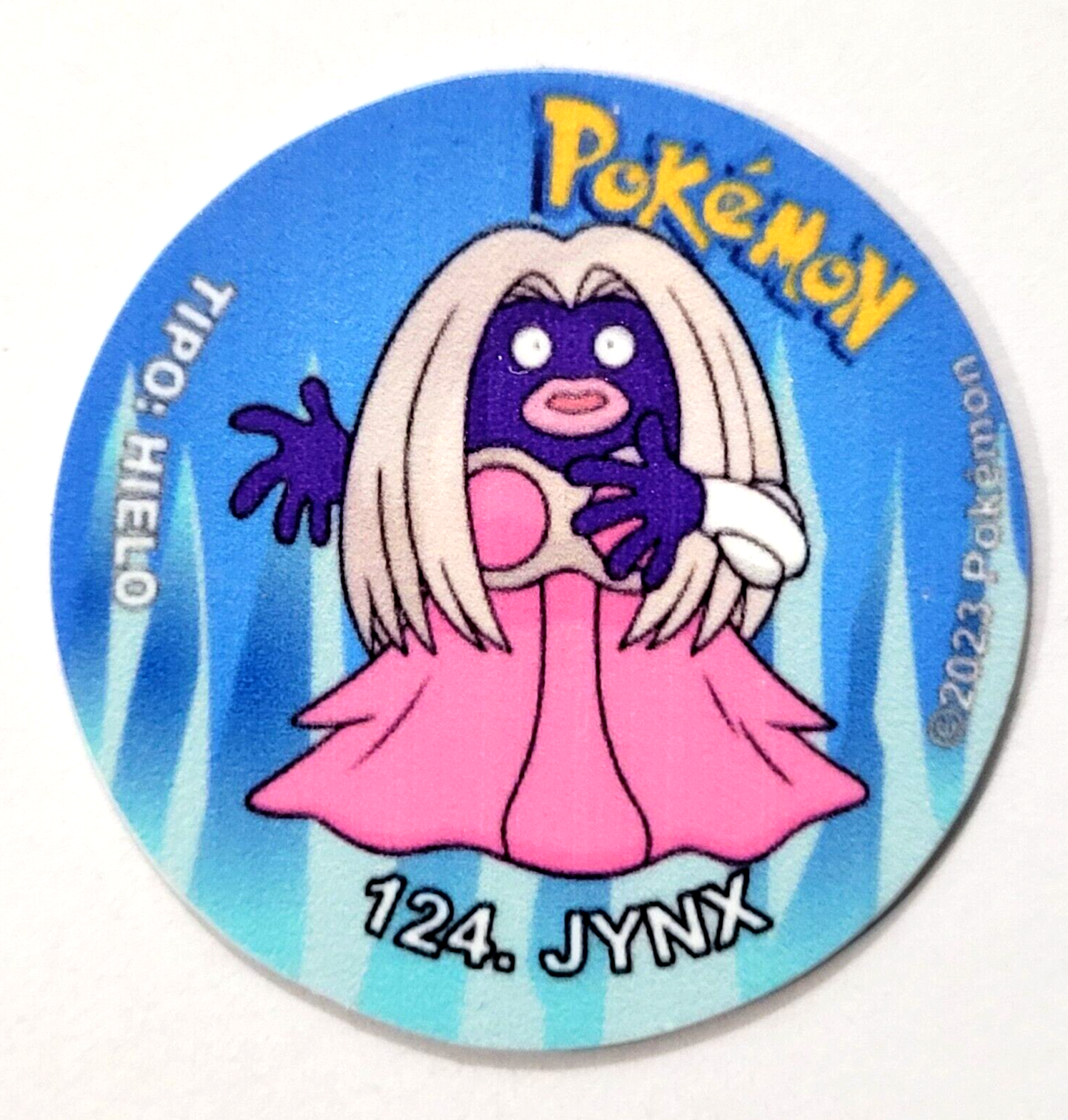 TAZO POKEMON EC1 #124 SHINY JYNX 2023 Kanto PERU South