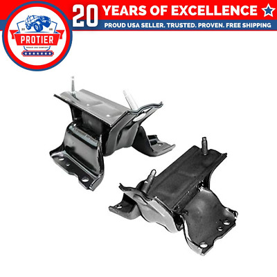 Fits 1997-2014 Ford E150 E250 E350 E450 4.6L 5.4L Front L & R Motor Mount 2pc