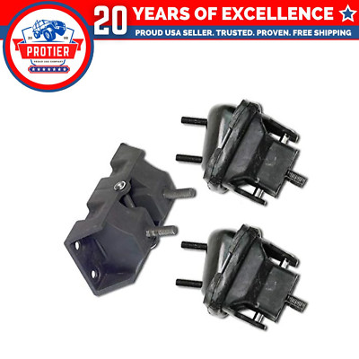 Engine Motor & Trans Mount Set Compatible for 98-04 Chrysler 300M Concorde