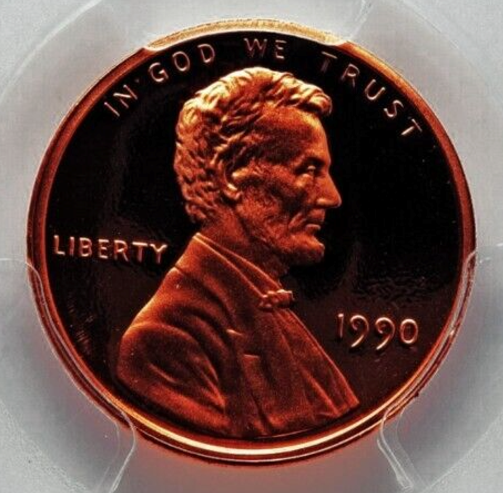 1990 No S PCGS PR69RD DCAM Red and Deep Cameo RARE Lincoln