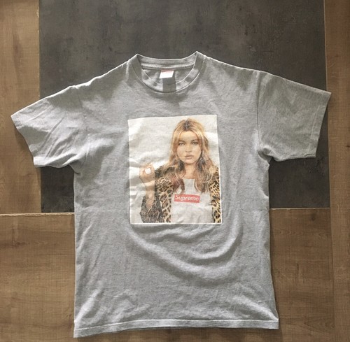 SUPREME SS12 KATE MOSS TEE 黒 （Supremeステッカー付き） シュプリーム SS12 KATE MOSS TEE 黒 （シュプリームステッカー