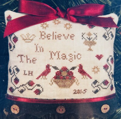 New OOP Cherished Stitches BELIEVE IN THE MAGIC Cross Stitch Pattern Chart
