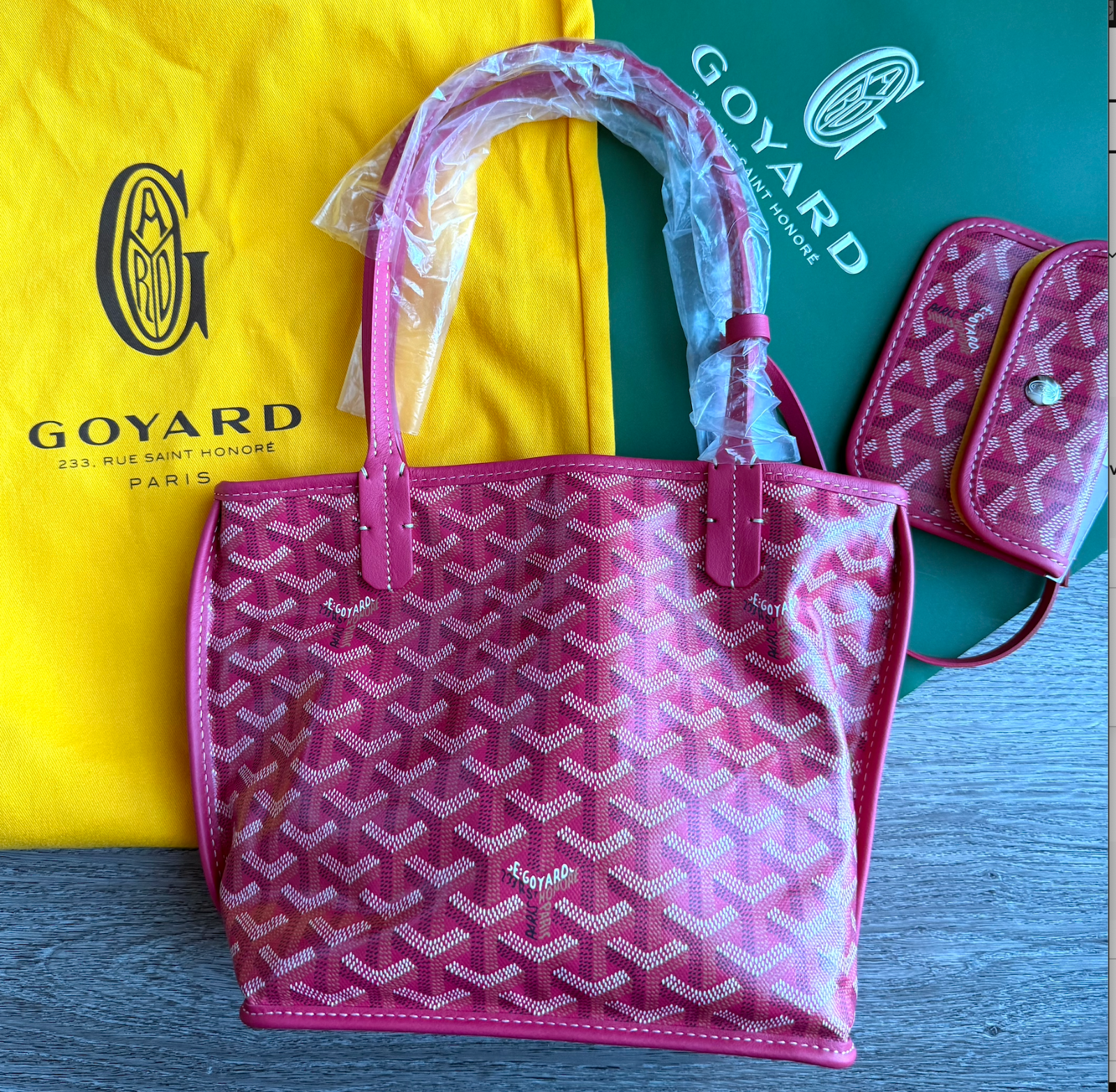 【新品】GOYARDアンジュミニポーチバーガンディ ◇国内発送◇送込【GOYARD】アンジュ*ミニポーチ*バッグ (GOYARD