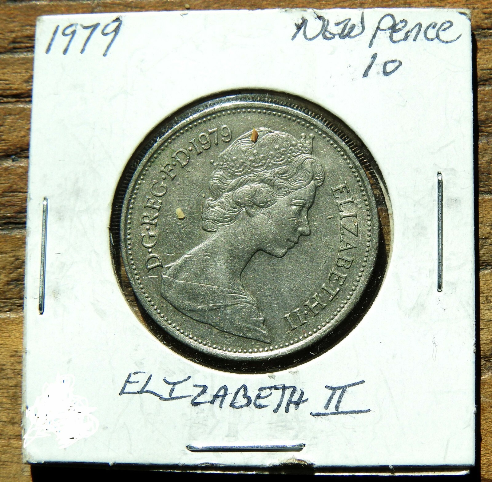 1979 U.K. 10 NEW PENCE COIN United Kingdom 10P ELIZABETH II