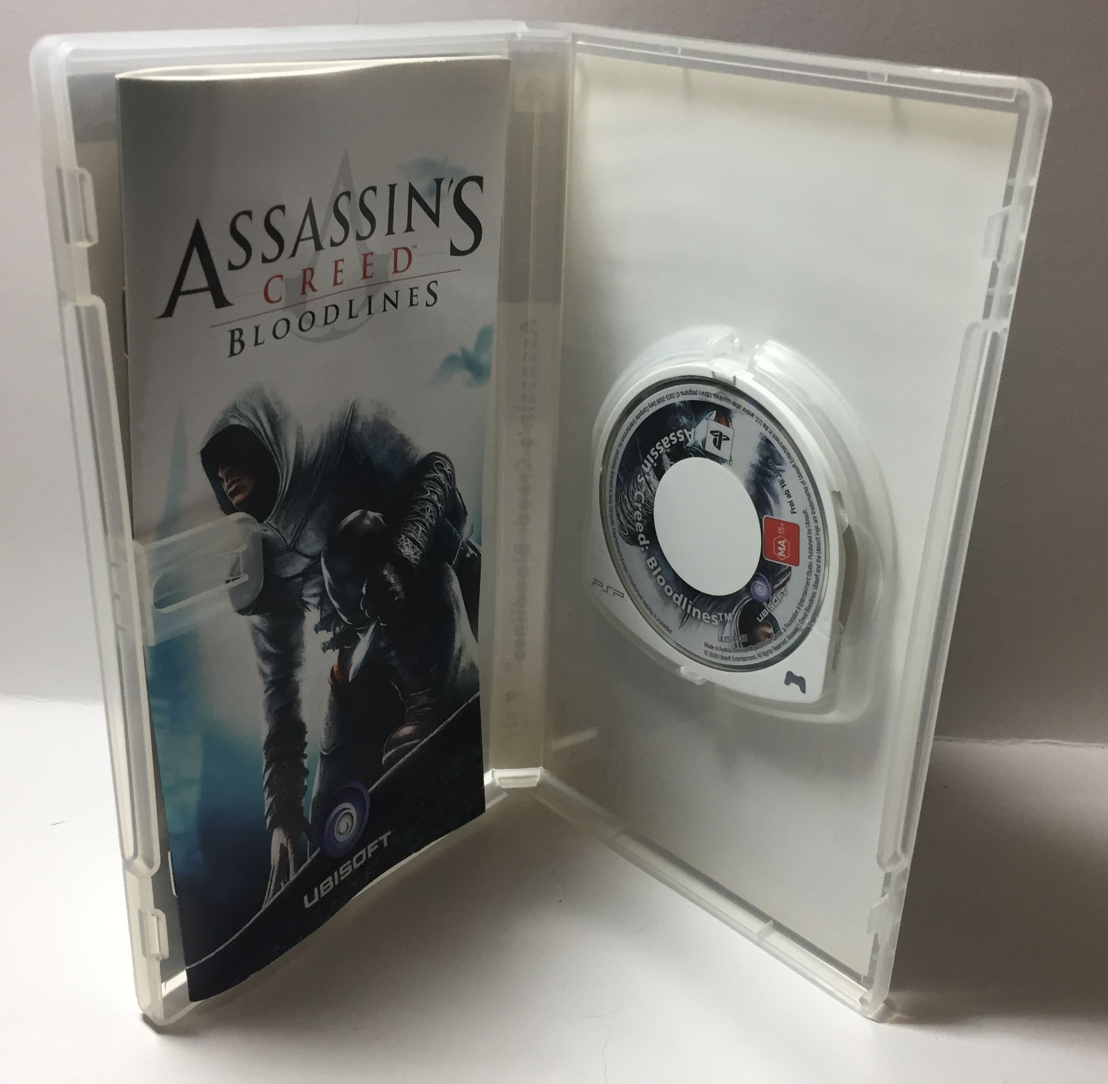 2 Game PSP Lot - Star Wars Battlefront & Assassin's Creed Bloodlines - Complete