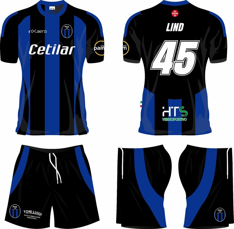 Completo Pisa Nome E Numero A Richiesta Con Personalizzazione No Reso