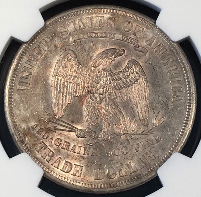 1874-S Trade Dollar - NGC Uncirculated Details - High Quality Scans #3006