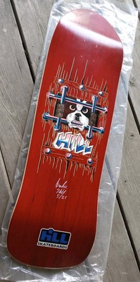 Hill Skateboards autographed Frankie Caged Creature Gate Deck 5/25