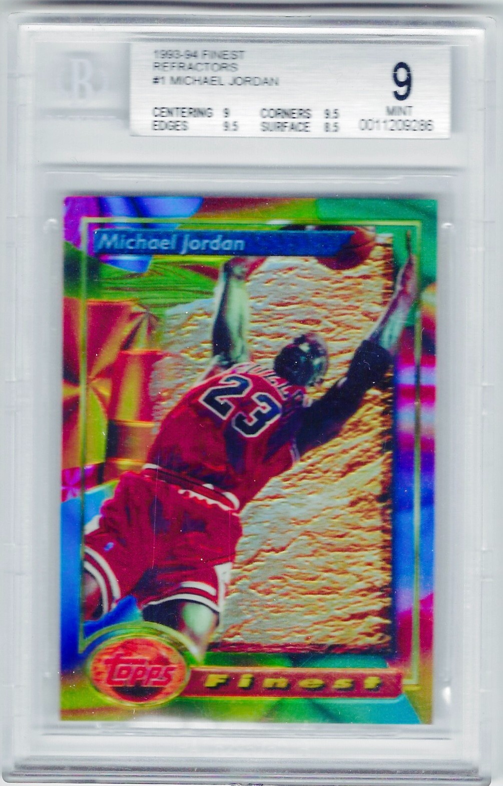 1993-94 マイケルジョーダン Topps Finest Refractor #1 Michael 