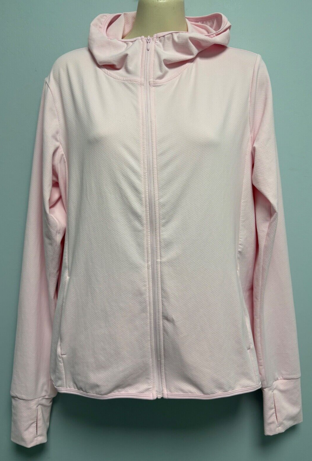 Airism Mesh UV Cut Protection Full Zip Hoodie Pink Size M