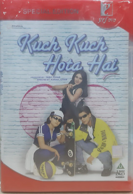 Kuch Kuch Hota Hai - Shahrukh Khan, Rani, Kajol - Bollywood Hindi Movie 2 DVDs