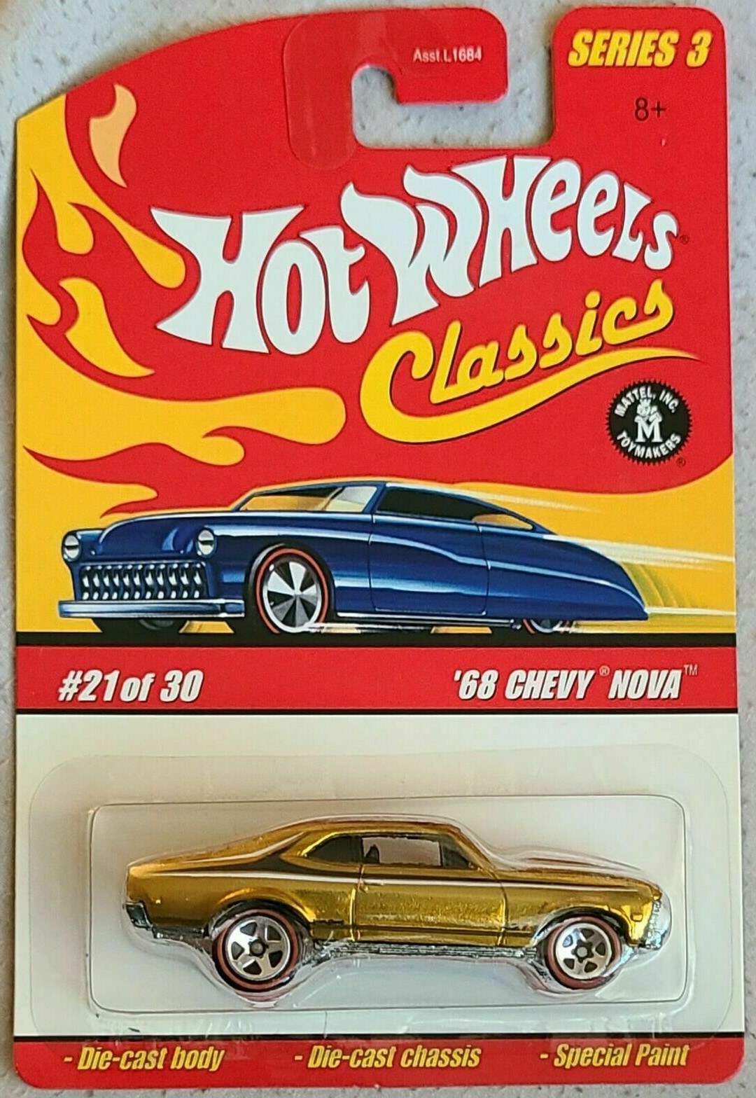 ホットウィール　2004ナショナルズ　チケットカー　'68 Nova 2000個 ホットウィール 2004ナショナルズ チケットカー '68 Nova 2000個