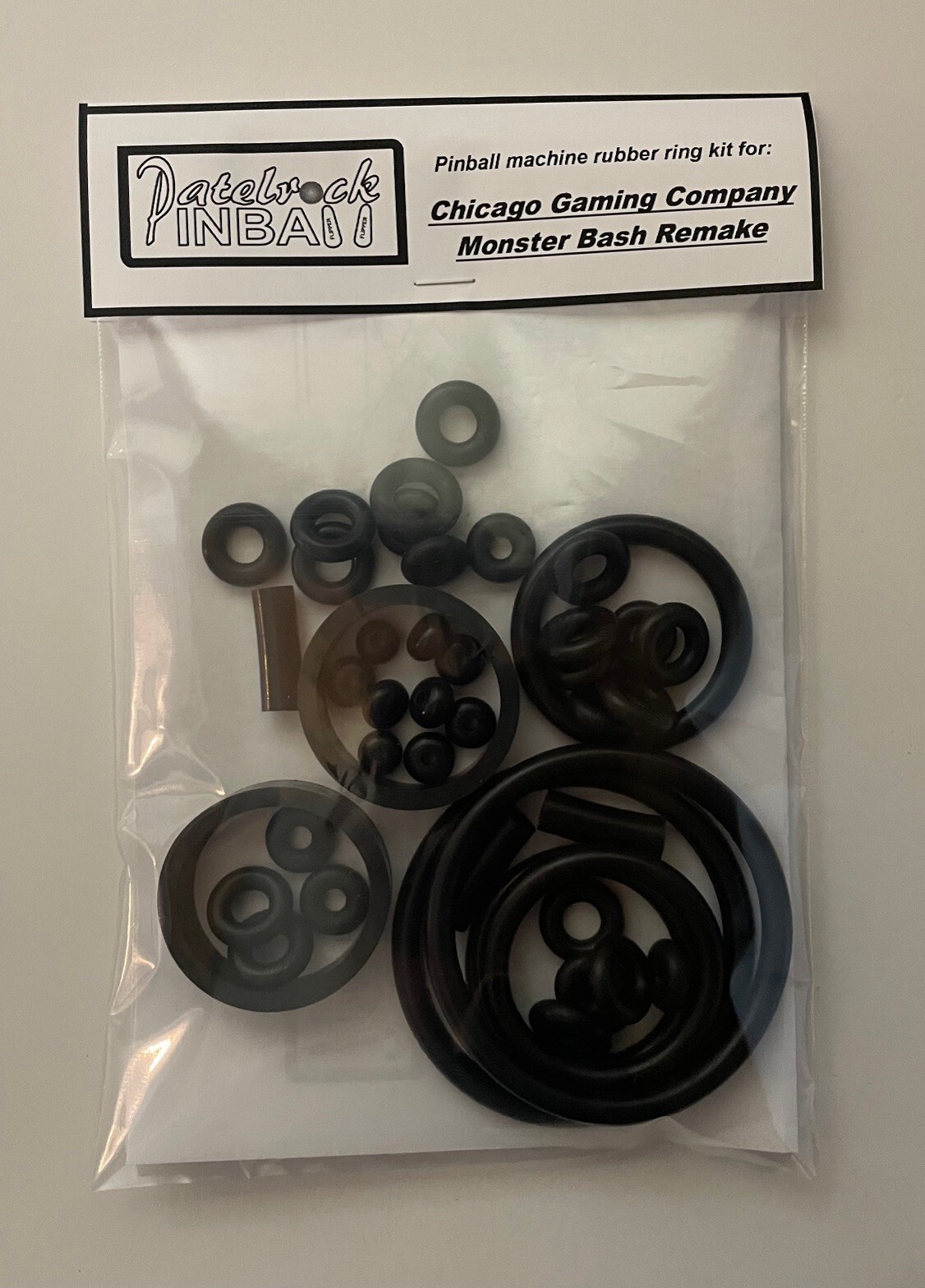 Chicago Gaming Monster Bash pinball SILICONE RUBBER kit Classic/Special/Limited