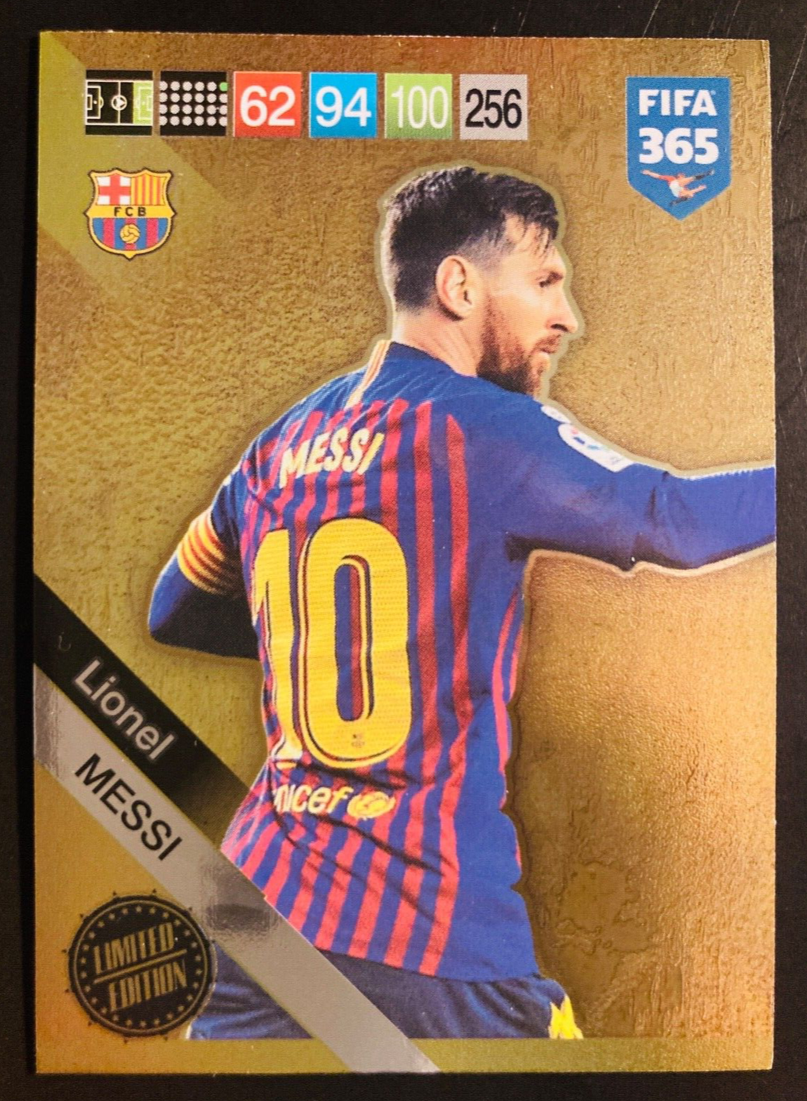 2018-19 Panini Adrenalyn FIFA 365 Limited Edition Lionel Messi