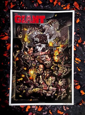 Call of Duty Black Ops 3 Simon Bisley  The Giant   Numbered Print ONLY 1,250