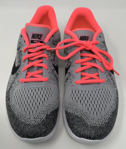 Nike Free RN 2017 Kids Youth 6Y Womens Size 8 Running Shoes Wolf Grey 904258001