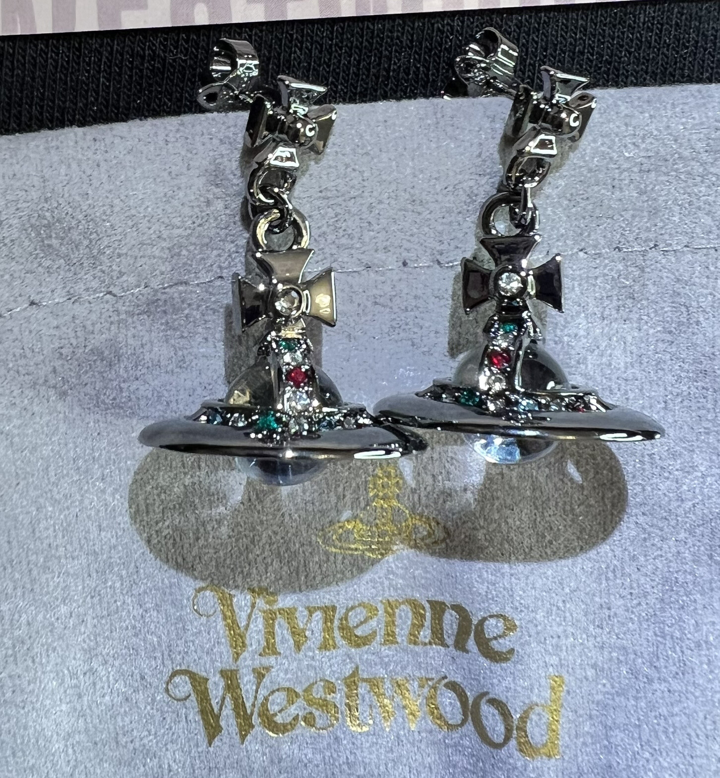 00s y2k Vivienne Westwood メッシュ ベルト ステンレス Vivienne Westwood Necklace Metal Crystal 63020097-S001 From