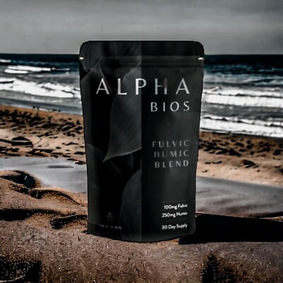 3 pack of Alpha Bios Humic / Fulvic Acid Theon Global 3 month supply -90 packets