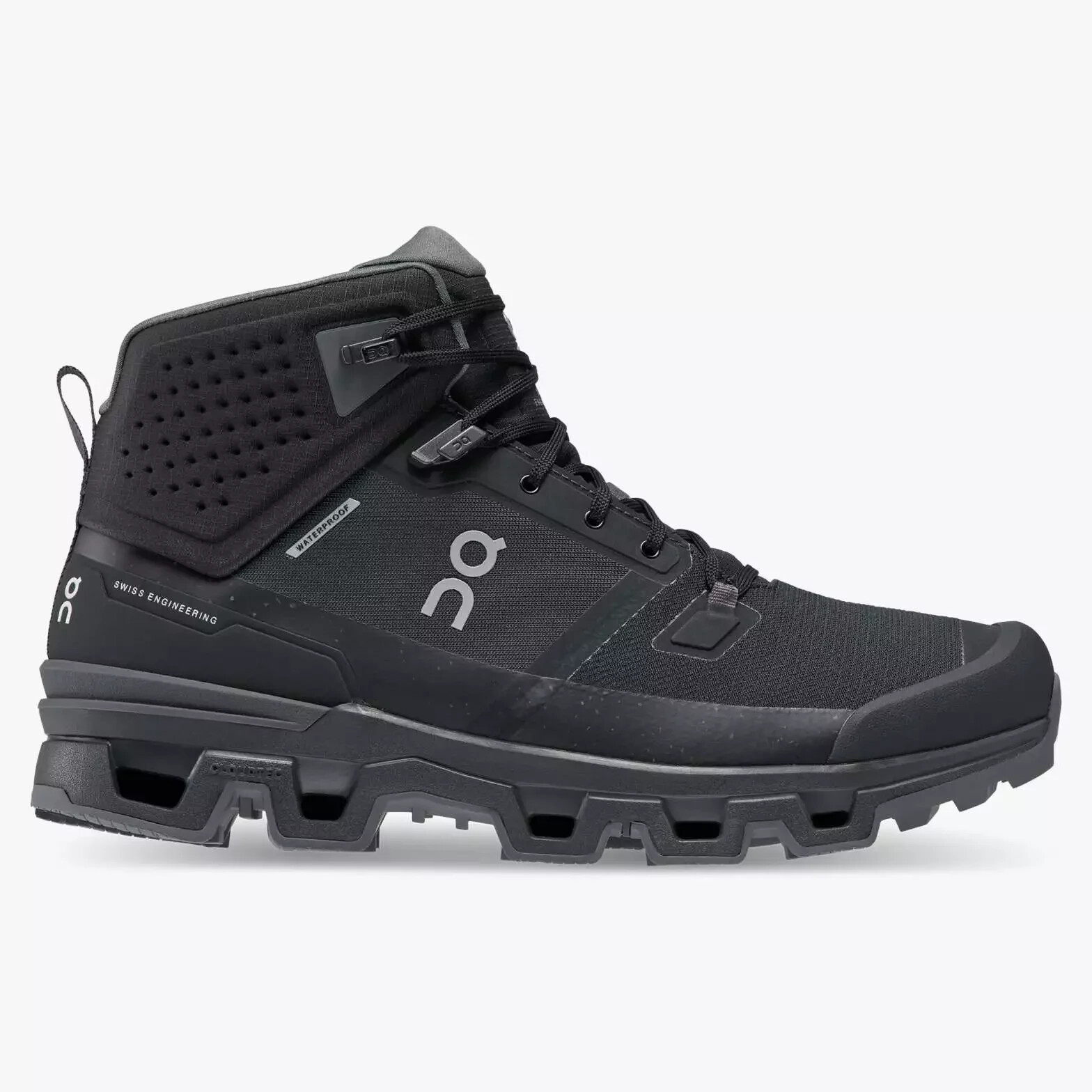 Pre-owned On Men's Cloudrock 2 Waterproof Black Eclipse Hiking Boots Shoes Size Us 7-11 In Black / Eclipse