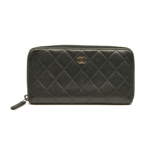 CHANEL✨MATELASSE ROUNDZIPPER LONG WALLET CHANEL] Matelasse Round Zipper Long Wallet Pink | eBay