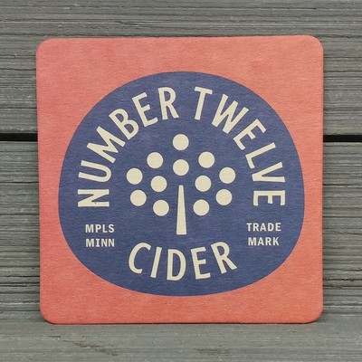 Cider Coaster-Number Twelve Cider Minneapolis Minnesota-Reinvent Tradition+