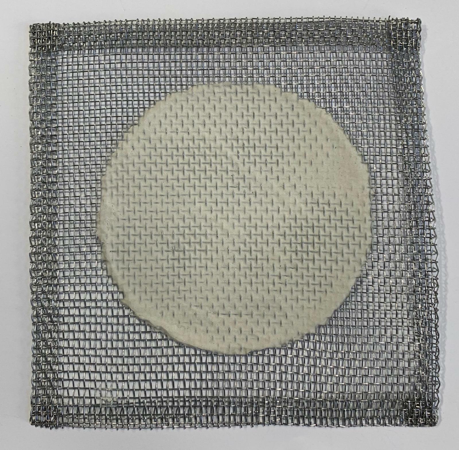 Wire Mesh Gauze Square Metal Ceramic Centre Bunsen Burner Science Lab