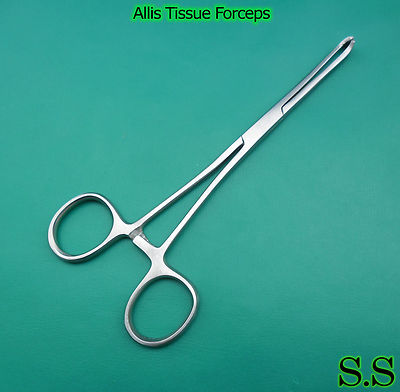 ️ Хирургические щипцы 2 ALLIS TISSUE Forceps 10" 5X6 Teeth Surgical O.R ...