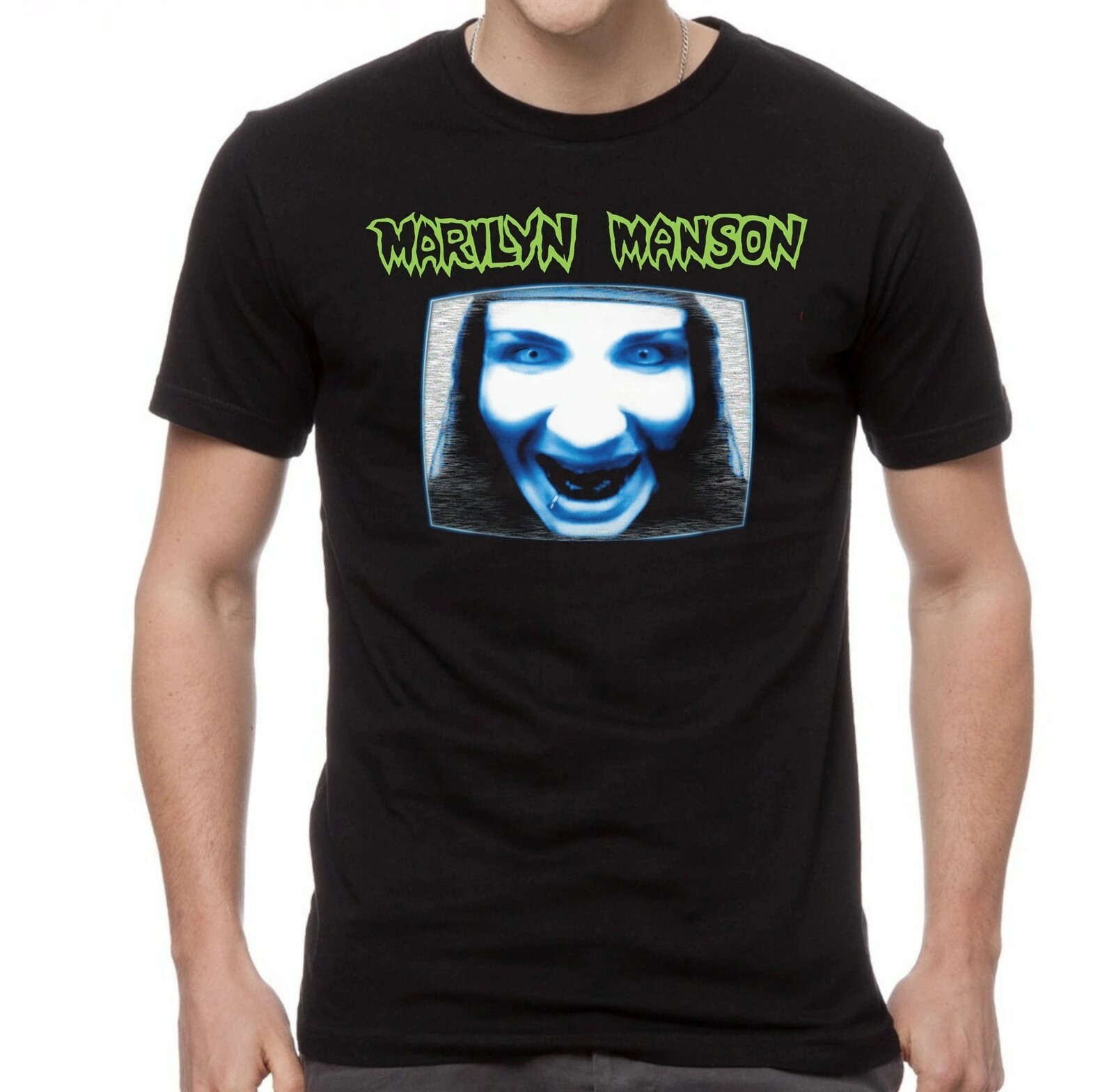 MARILYN MANSON cd cvr GET YOUR GUNN Manson TV Official SHIRT MARILYN MANSON cd cvr GET YOUR GUNN Manson TV Official SHIRT