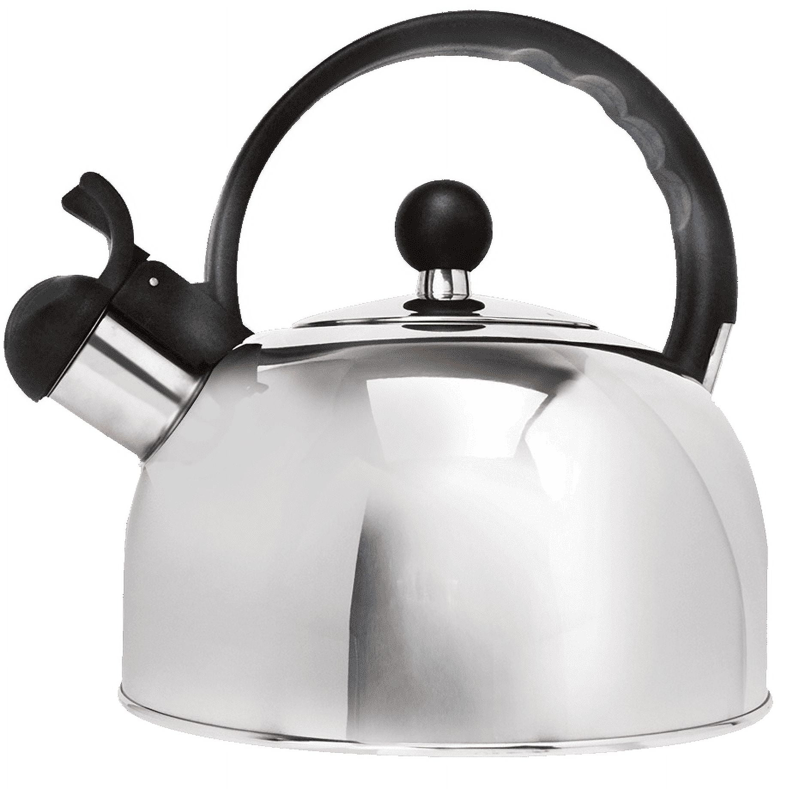 Whistling Kettle, 2 Qt., Polished Stainless Steel