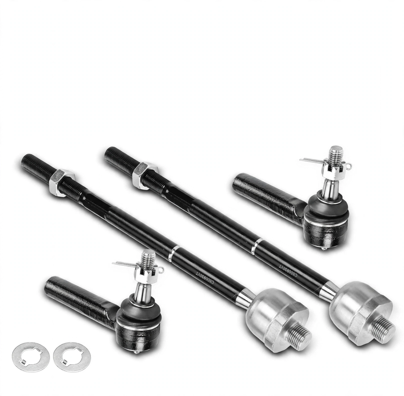 Front Inner Outer Tie Rod Kit for Chevy Silverado GMC Sierra 1500 Tahoe Yukon