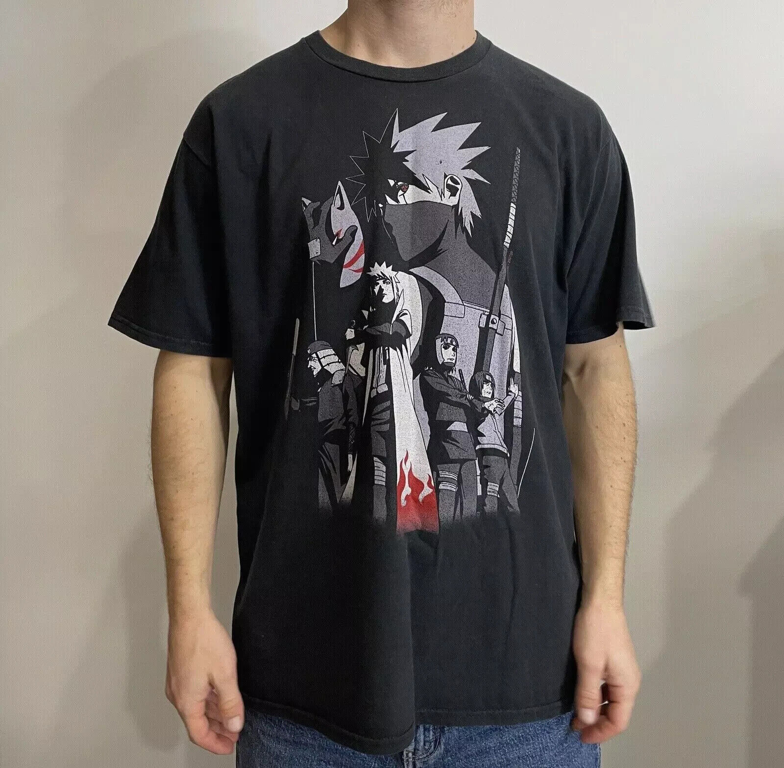 VINTAGE 2000s NARUTO T-SHIRT TEE ANIME JAPAN 2002MK-2007SP