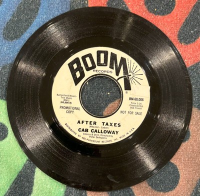 45   CAB CALLOWAY: History Repeats Itself/After Taxes (Promo, Boom 1966)