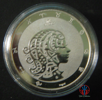 Tokelau Zodiac Virgo,2021 silver  Coin 1 oz in capsule