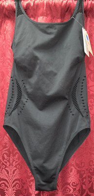 NWT-Amoena ''Menorca'' #71393 1 Pc Mastectomy Swim, Classic black  sz: US Sm